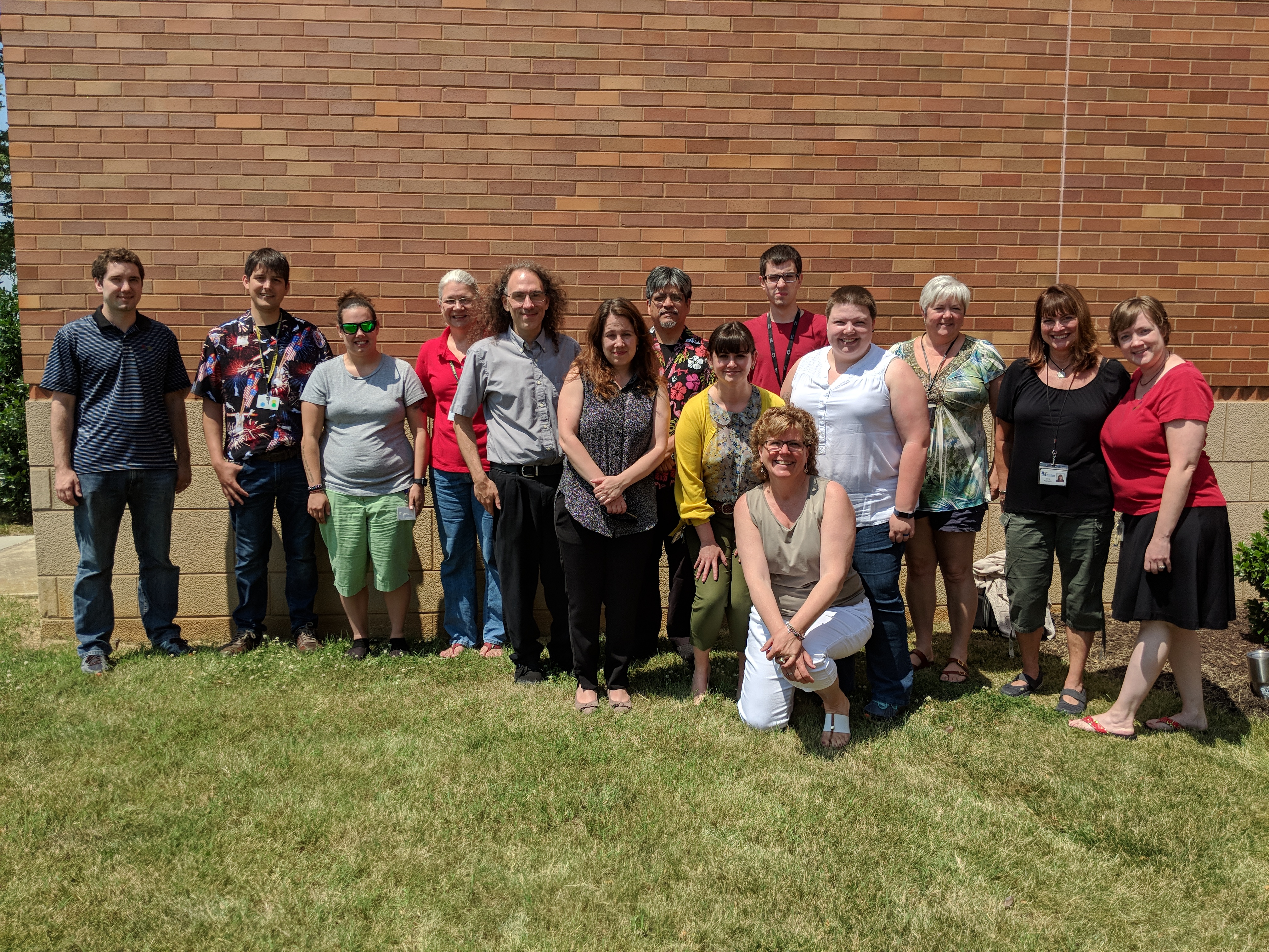 Group photo of tech team staff.